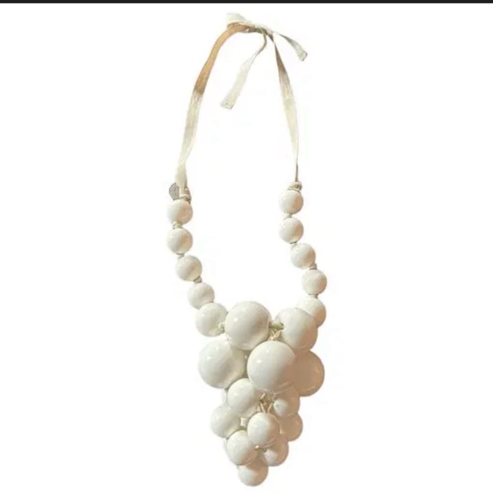 Malene Birger - Elegant White Beaded Necklace